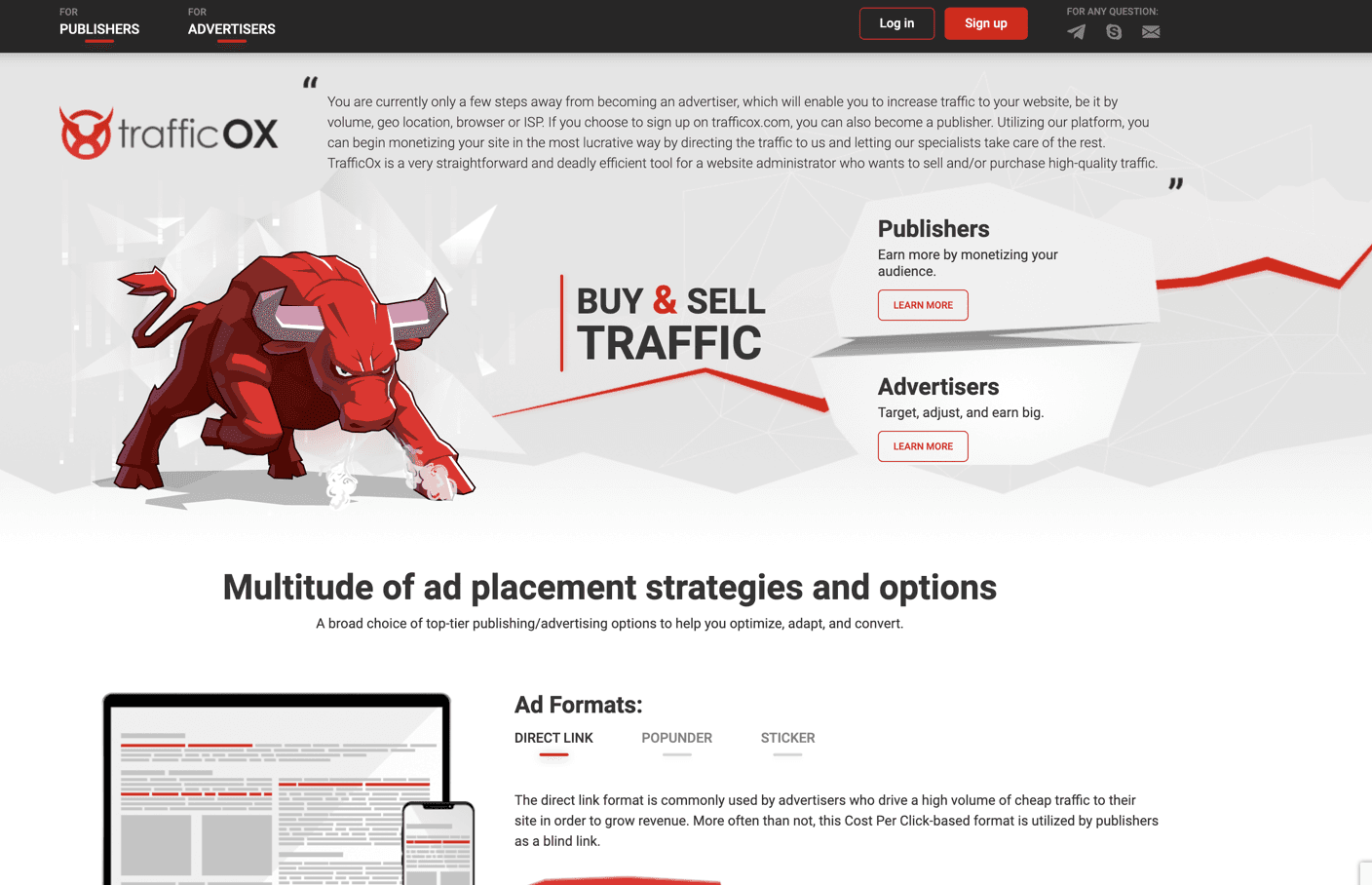 TrafficOX — купувати трафік ще ніколи не було так просто